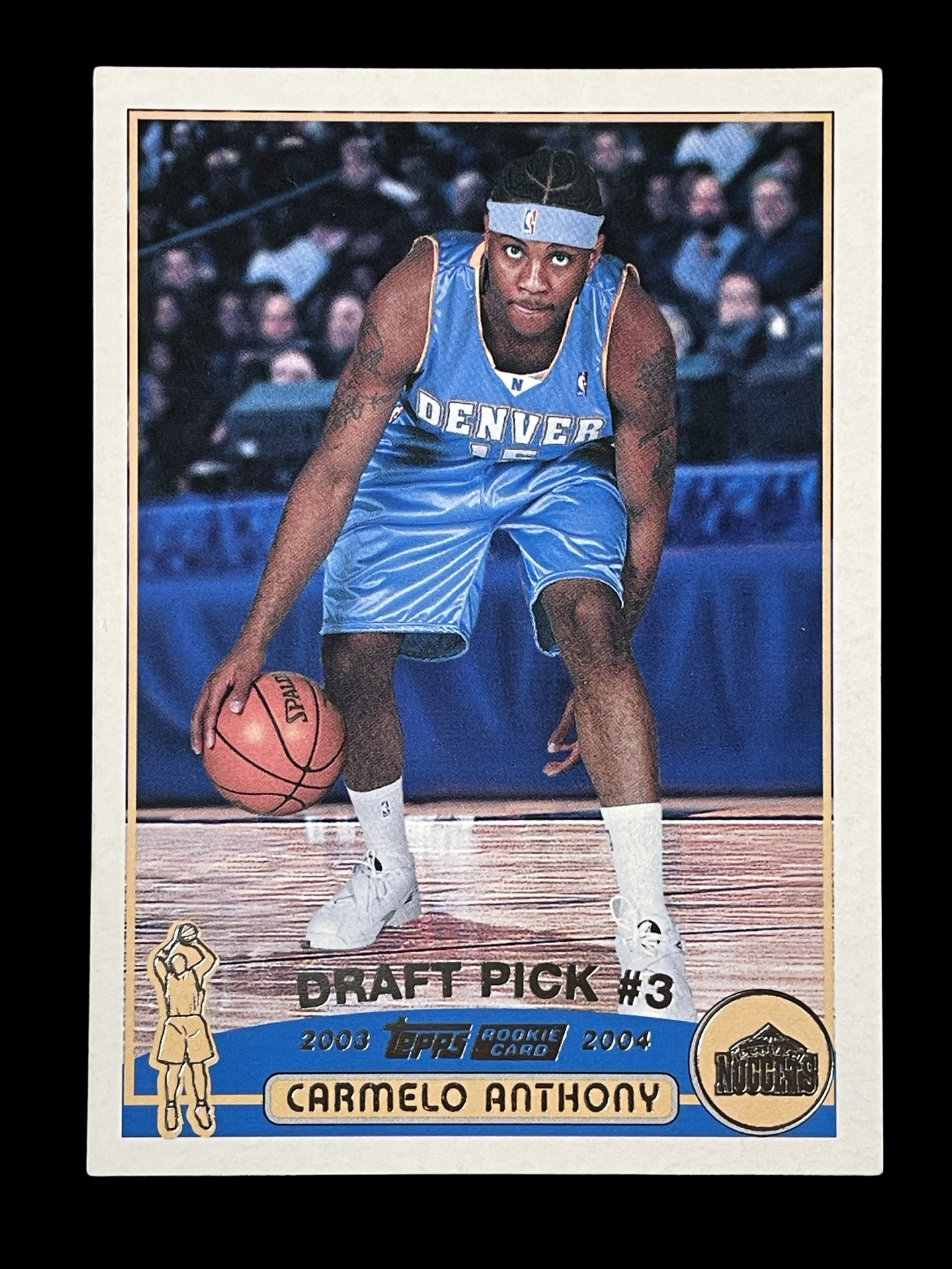 Carmelo Anthony #223 Rookie 2003 Topps Graded MINT+ 9.5