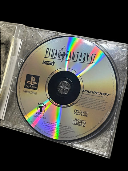 2000 Final Fantasy IX 9 4 Discs Sony PS1 PlayStation 1