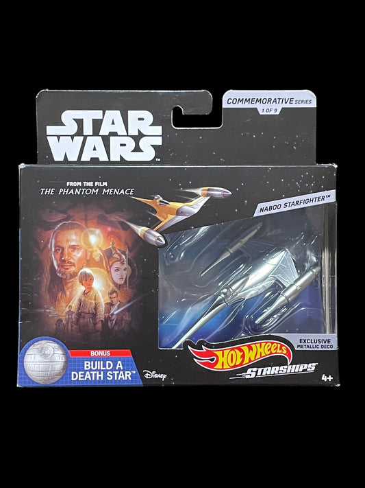 2018 Hot Wheels Star Wars Starships Commemorative Series Naboo Starfighter 1 of 9