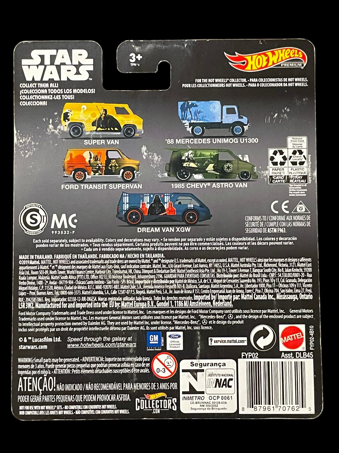 2019 Hot Wheels Premium Star Wars Ford Transit Supervan 3 of 5