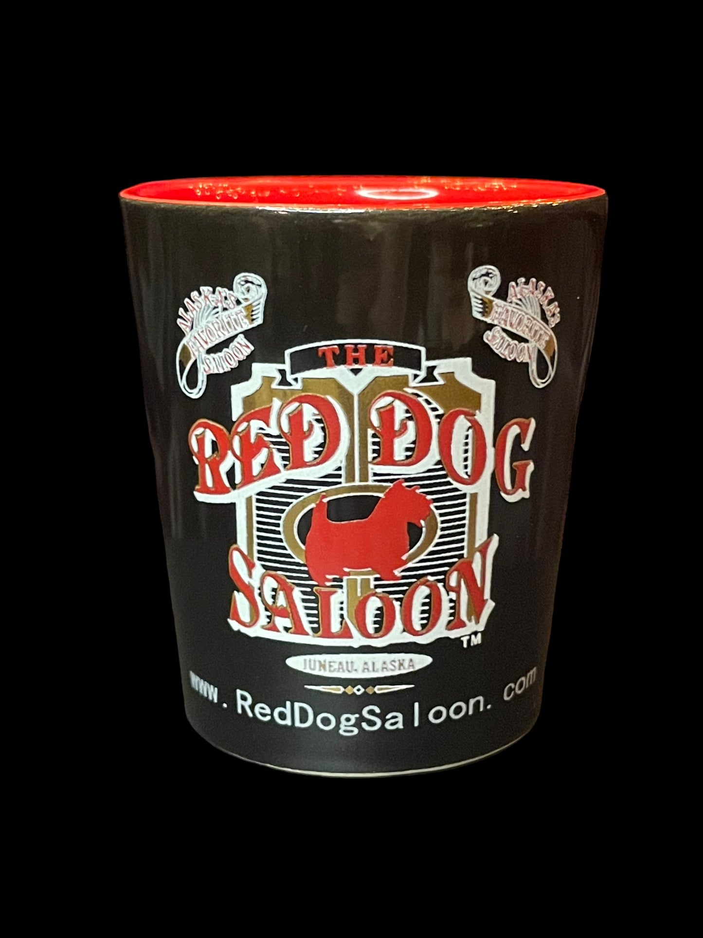 Red Dog Saloon Juneau Alaska Shot Glass