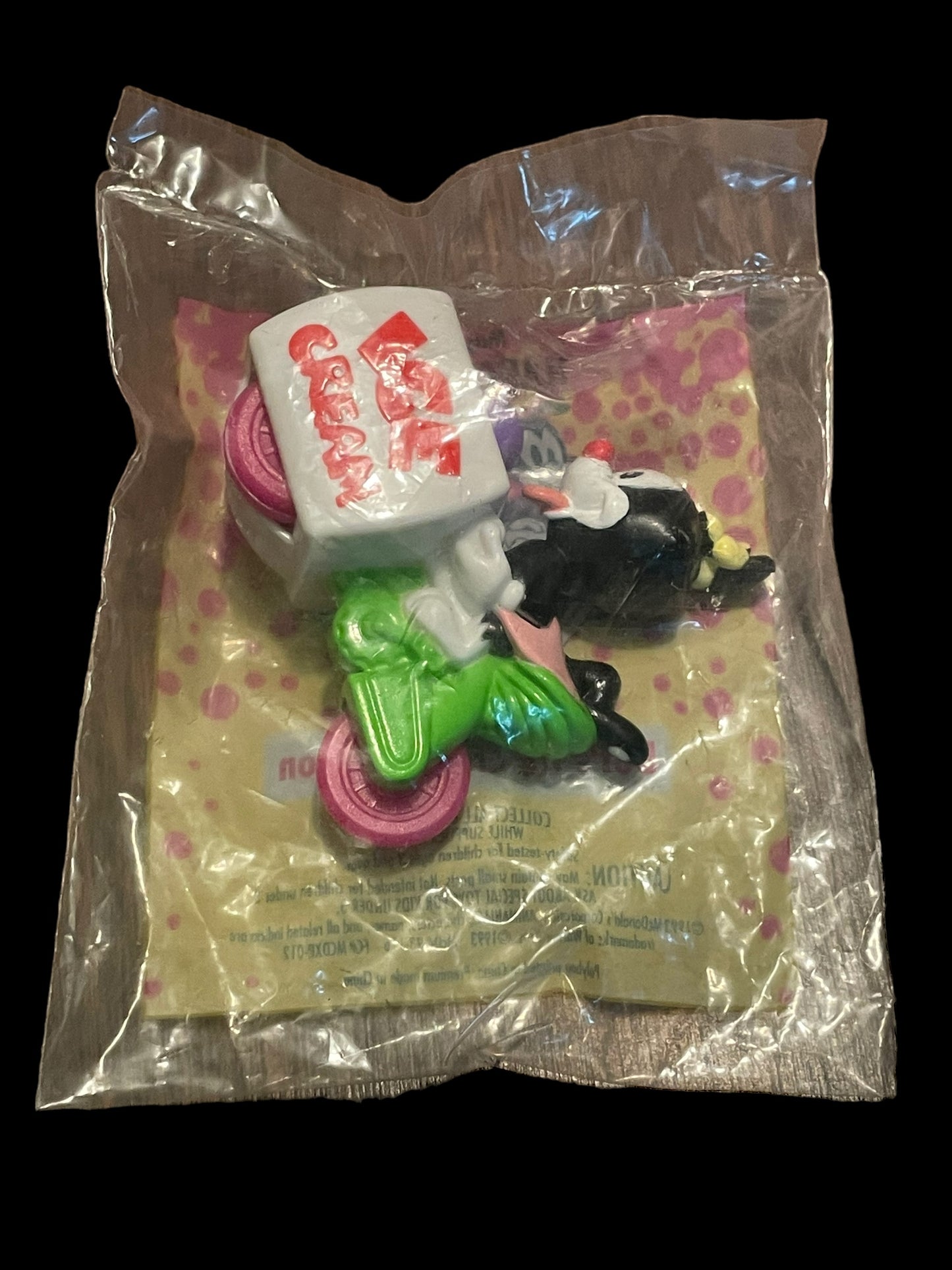 1993 Animaniac Dot's Ice Cream Wagon McDonald's Happy Meal Toy