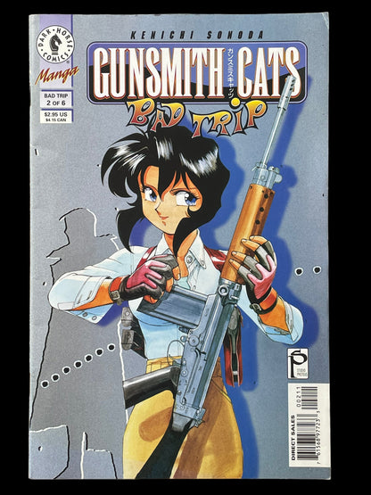 Gunsmith Cats: Bad Trip Complete Set of 1 to 6 Dark Horse Comics Books