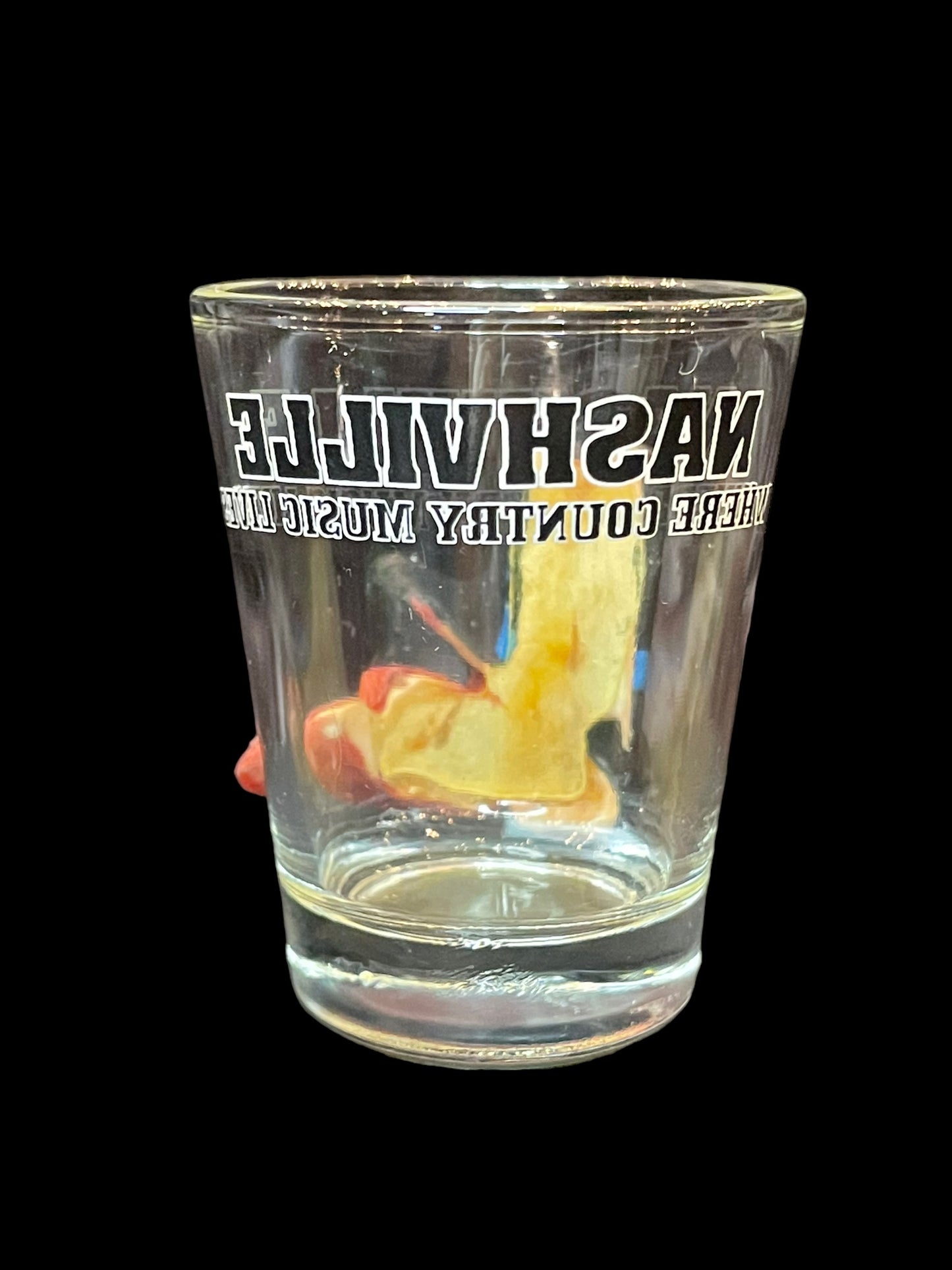 Nashville Where The Country Music Lives Shot Glass