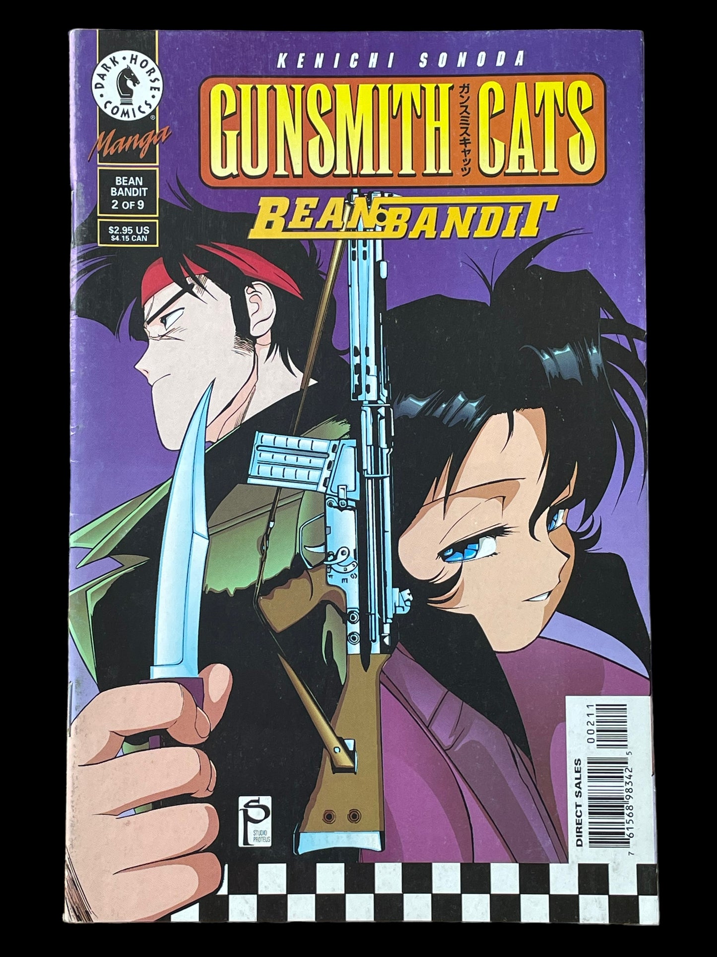 Gunsmith Cats: Bean Bandit Complete Set of 1 to 9 Dark Horse Comics Books