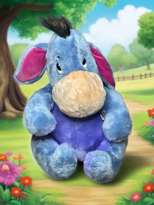 Authentic Disney Store Exclusive Winnie the Pooh Core Eeyore Stuffed Plush