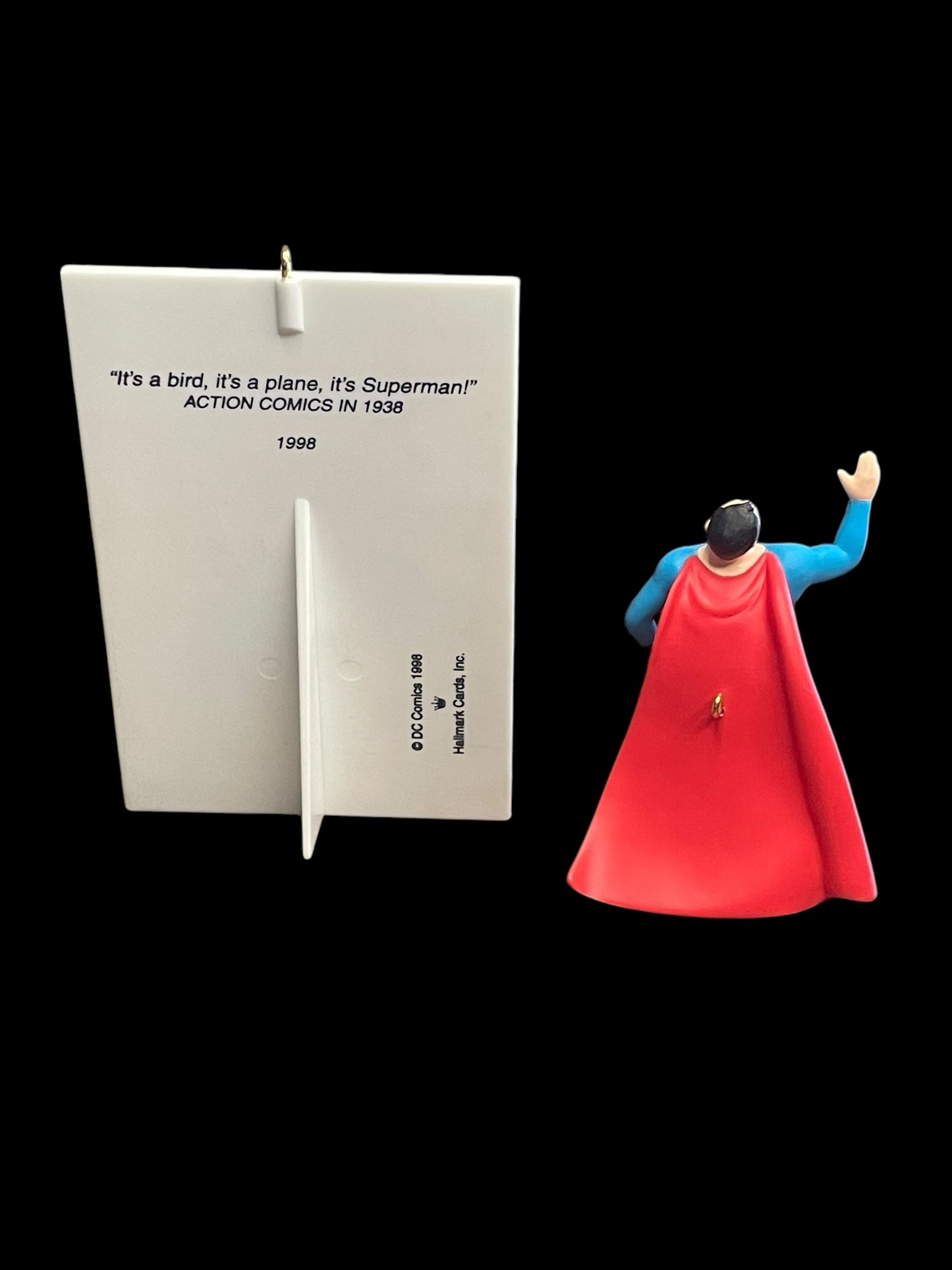 1998 Hallmark Keepsake Ornament Superman Action Comics Commemorative Edition