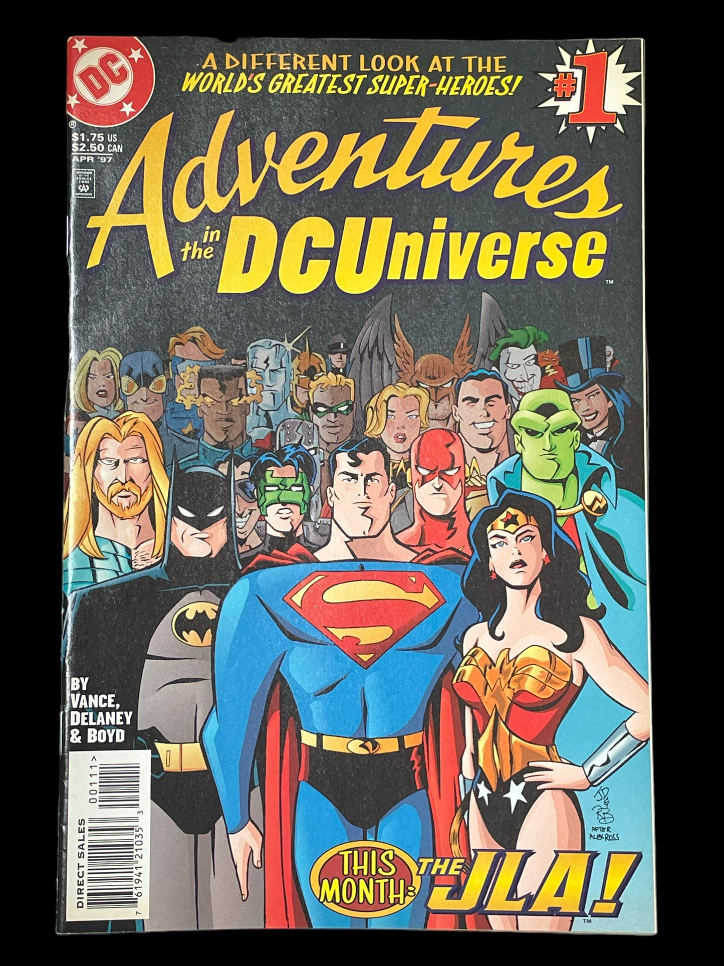 Adventures in the DC Universe #1 April 1997 DC Comics Book