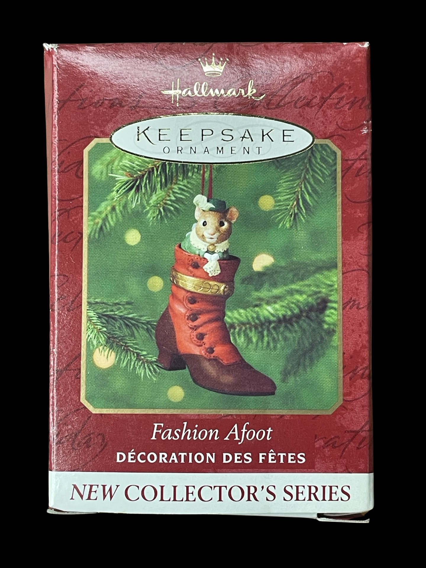 2000 Hallmark Keepsake Ornament Fashion Afoot #1