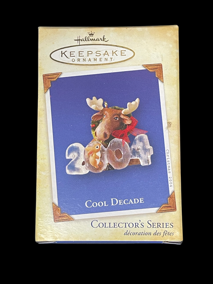 2004 Hallmark Keepsake Ornament Cool Decade #5, Moose