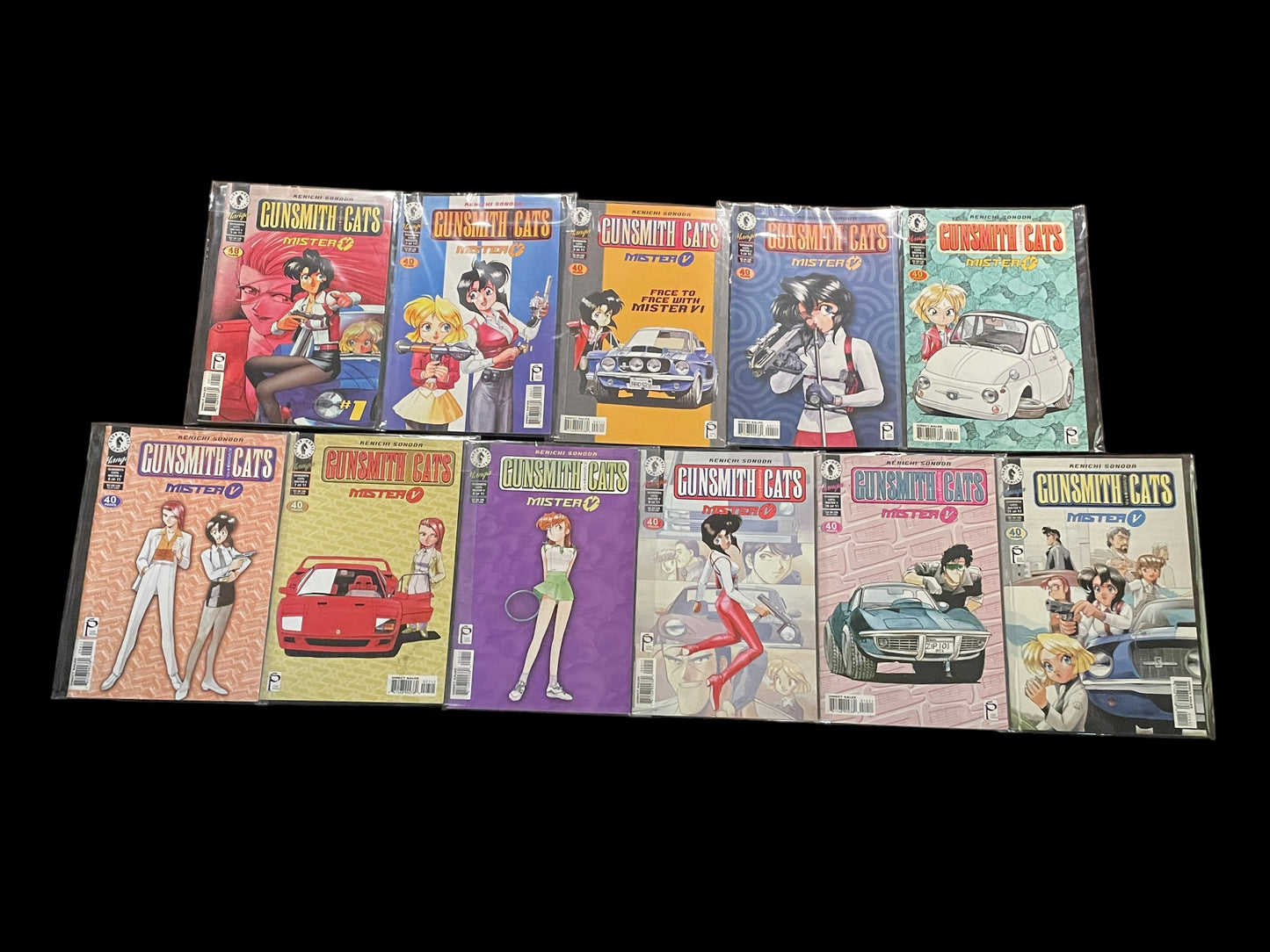 Gunsmith Cats: Mister V Complete Set of 1 to 11 Dark Horse Comics Books