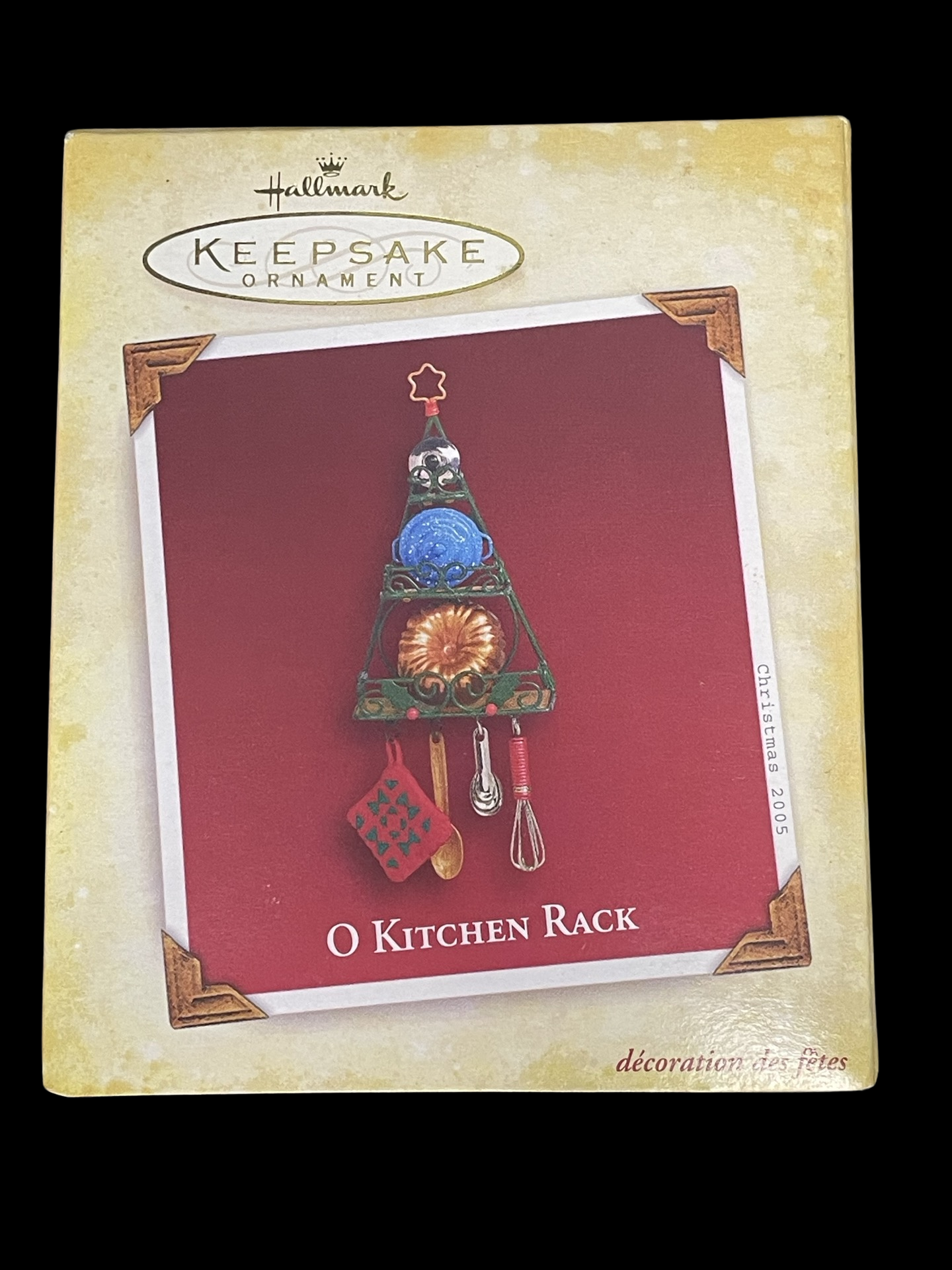 2005 Hallmark Keepsake Ornament O Kitchen Rack