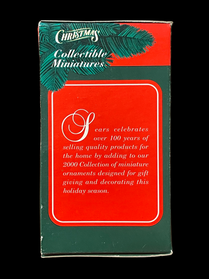 2000 Mr Christmas Ornament Craftsman 5in Bench Grinder