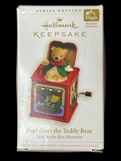 2006 Hallmark Keepsake Ornament Pop! Goes the Teddy Bear, Jack-in-the-Box Memories #4