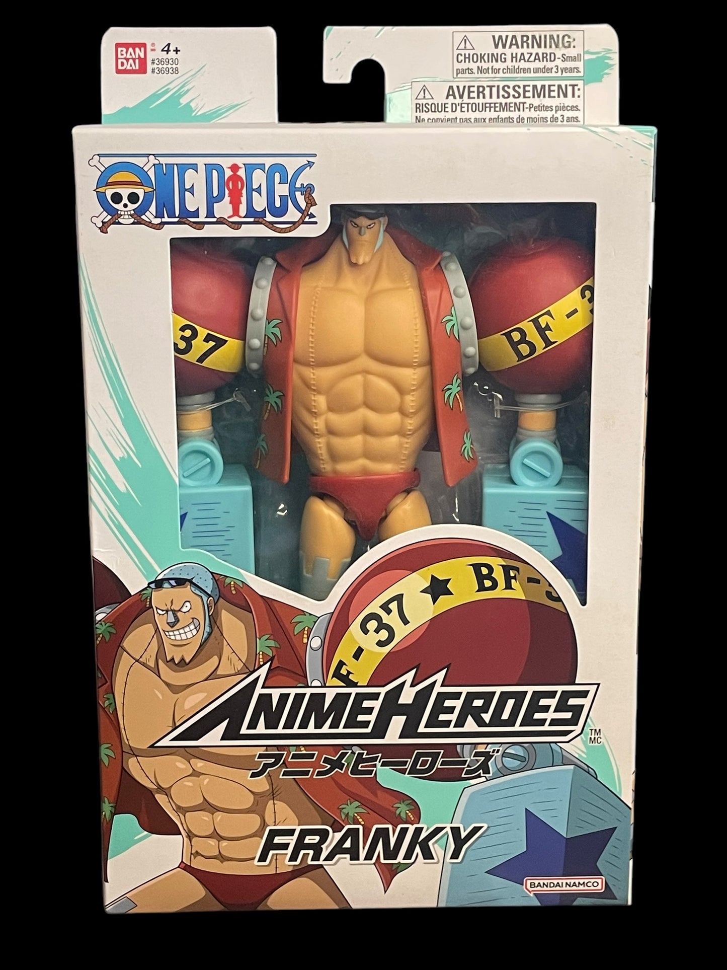 2022 Anime Heroes One Piece Franky Action Figure