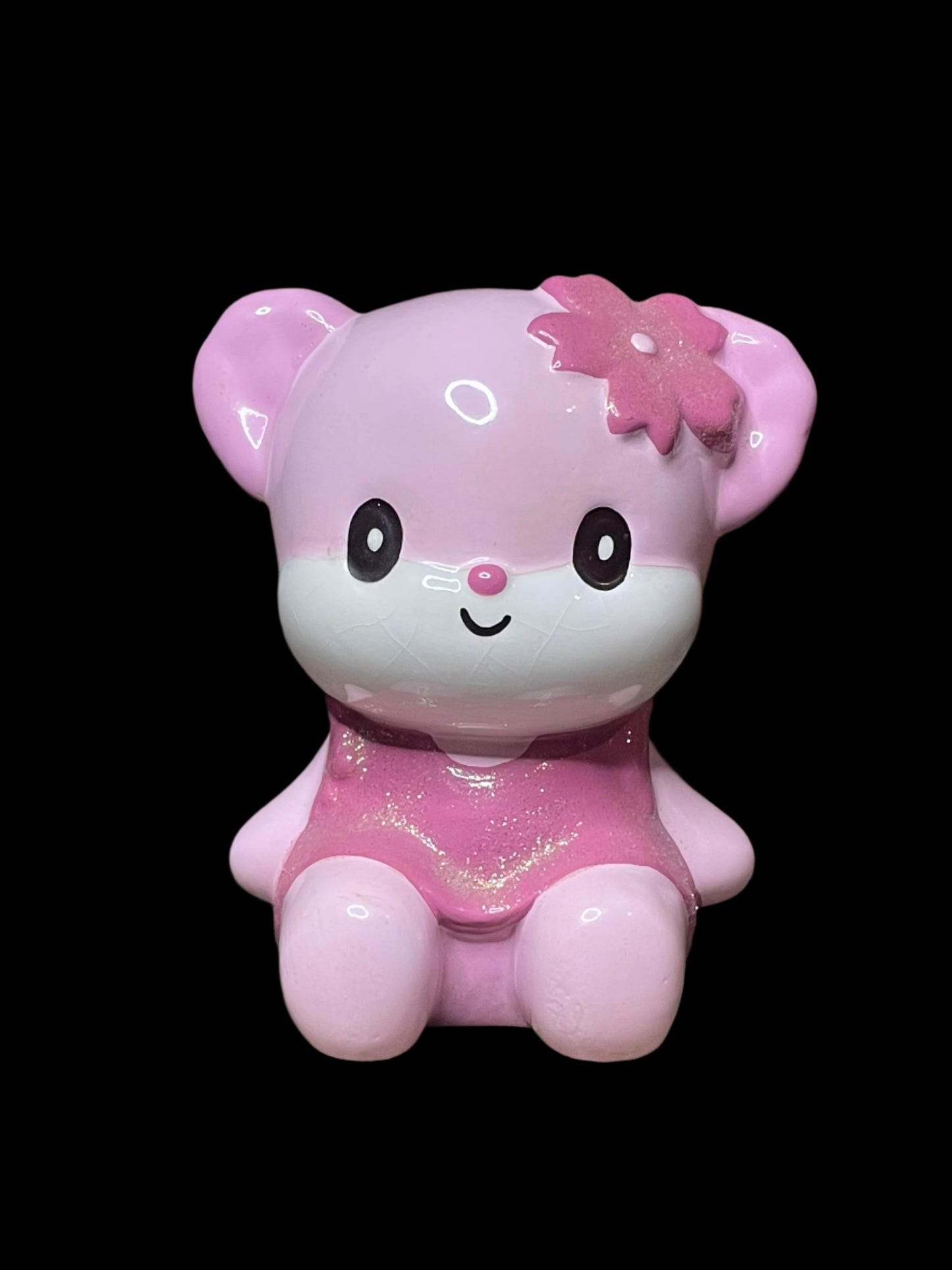 Rare Cute 2002 Sanrio Hello Kitty Pinki Lili Ceramic Piggy Bank Discontinued Character