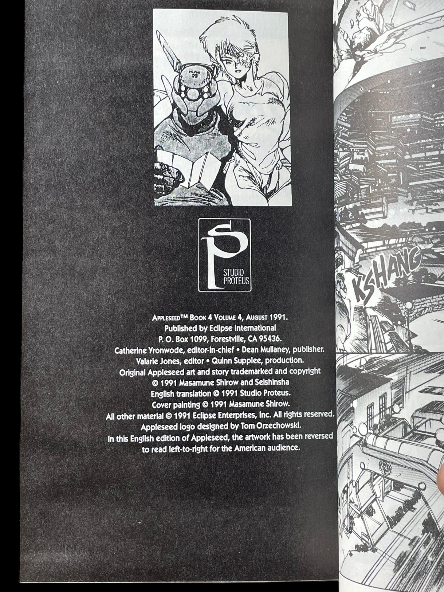 Appleseed Book 4 Volume 4 August 1991