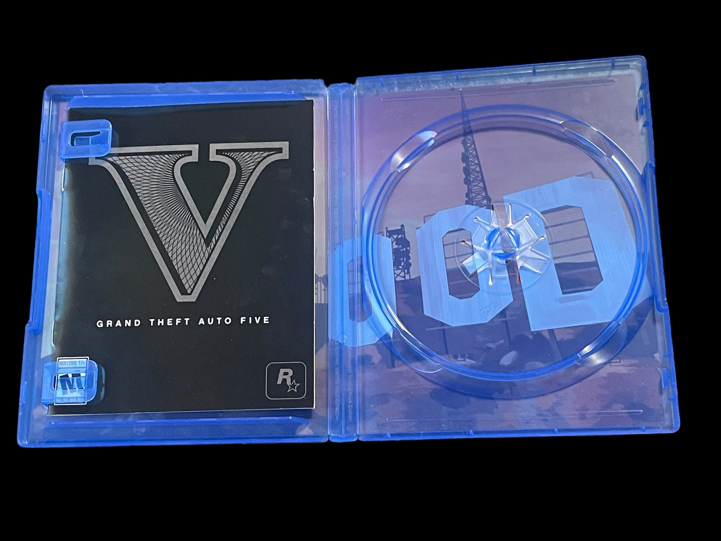 2014 Grand Theft Auto V Sony PS4 Playstation 4 NO DISC/CASE and BOOK ONLY