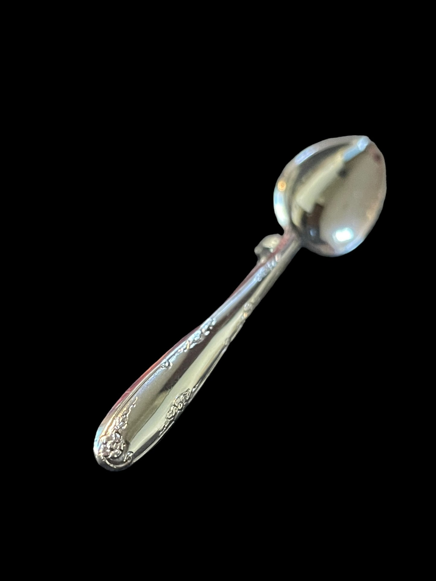 Vintage Mini Silver Spoon Pat 2066969 Brooch