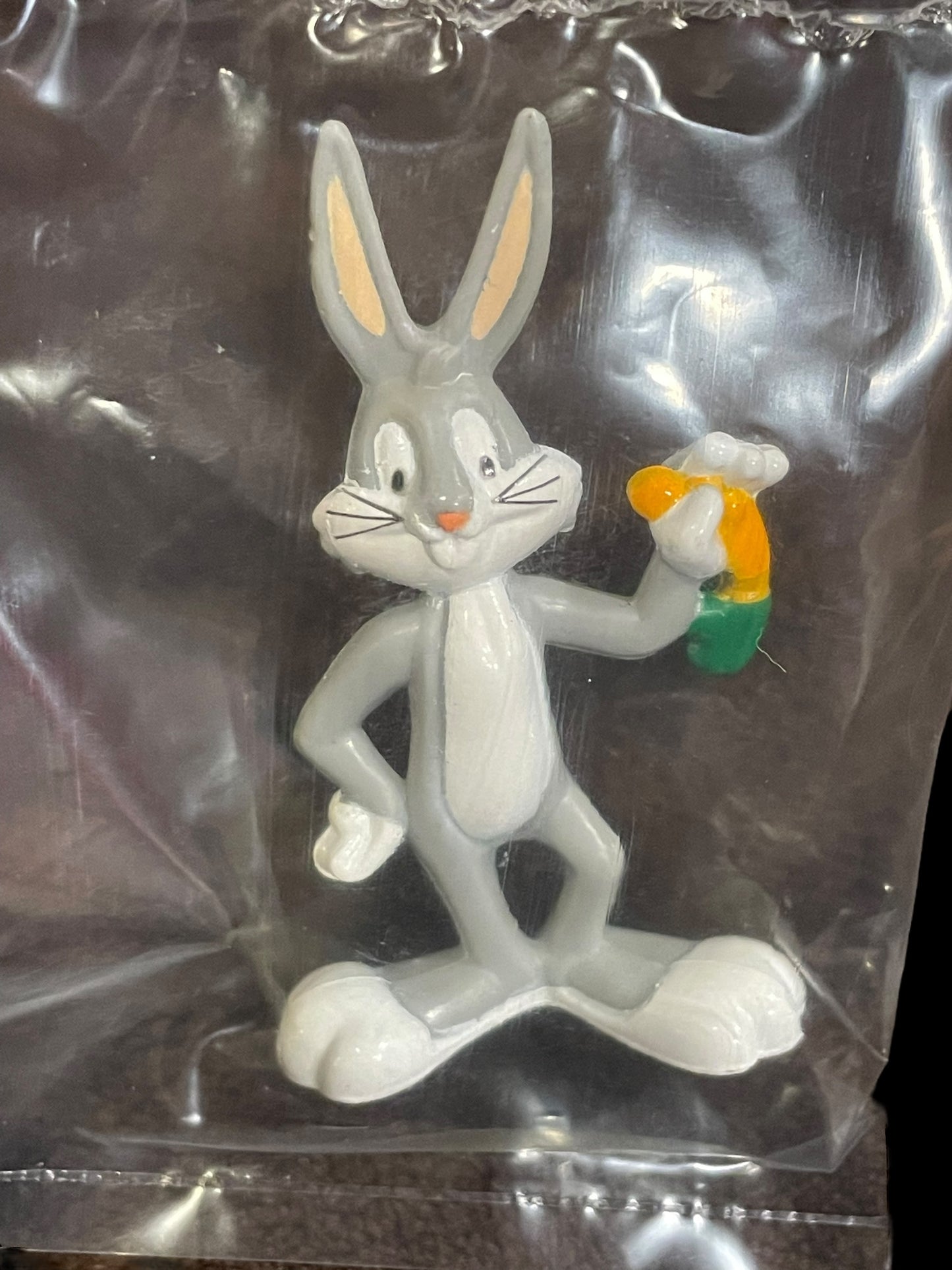 1998 Russell Stover Looney Tunes Bugs Bunny Collectible Tin and Toy Figure