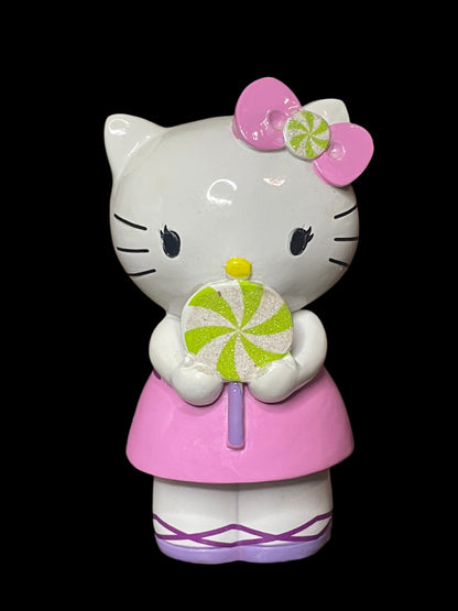 2013 Sanrio Hello Kitty Lollipop Cute Collectible Ceramic Piggy Bank