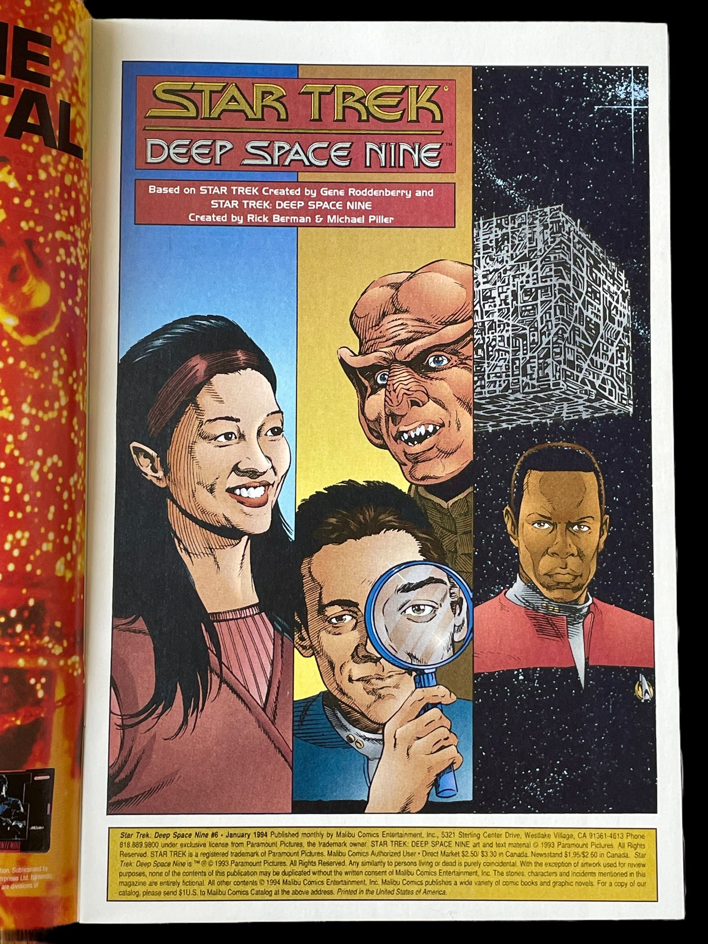 Star Trek: Deep Space Nine #6 Jan 1994 Malibu Comics Book