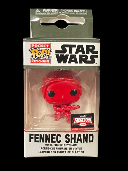 2022 Funko Pop! Star Wars Vinyl Figure Keychain Target Con Limited Edition Fennec Shand