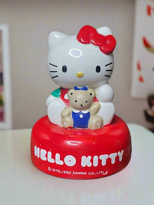 1992 Sanrio Hello Kitty Ceramic Porcelain Figurine