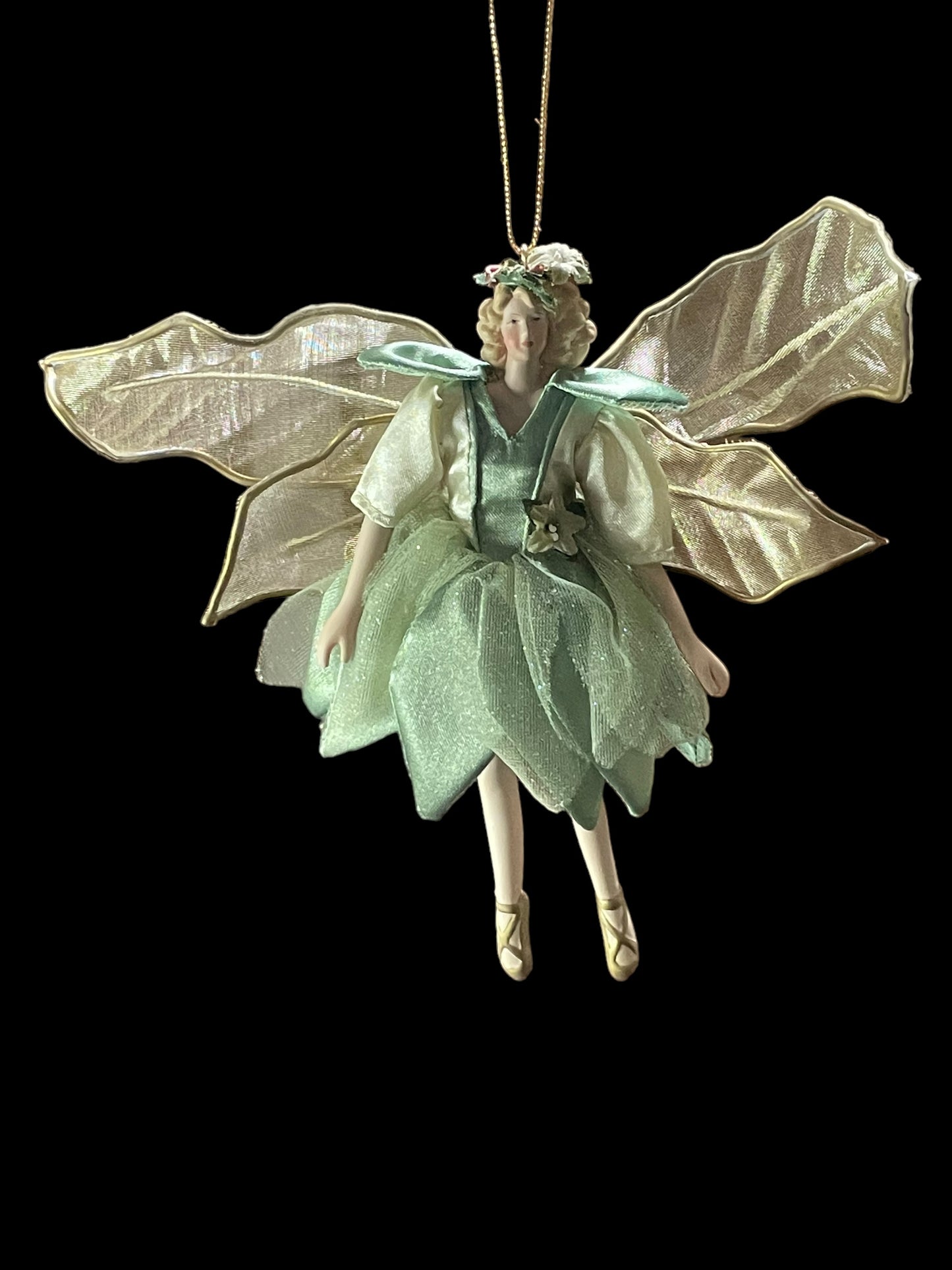 2000 Avon Enchanted Fairy Caucasian Christmas Ornament