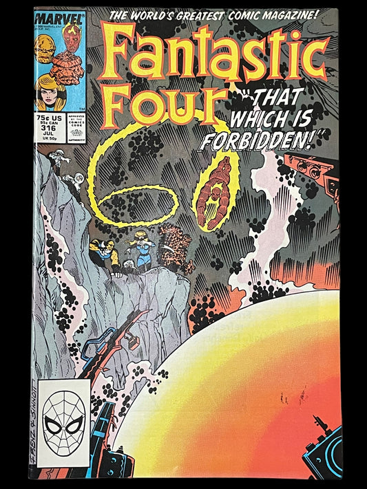 Fantastic Four #316 July 1988 Marvel Comics Book