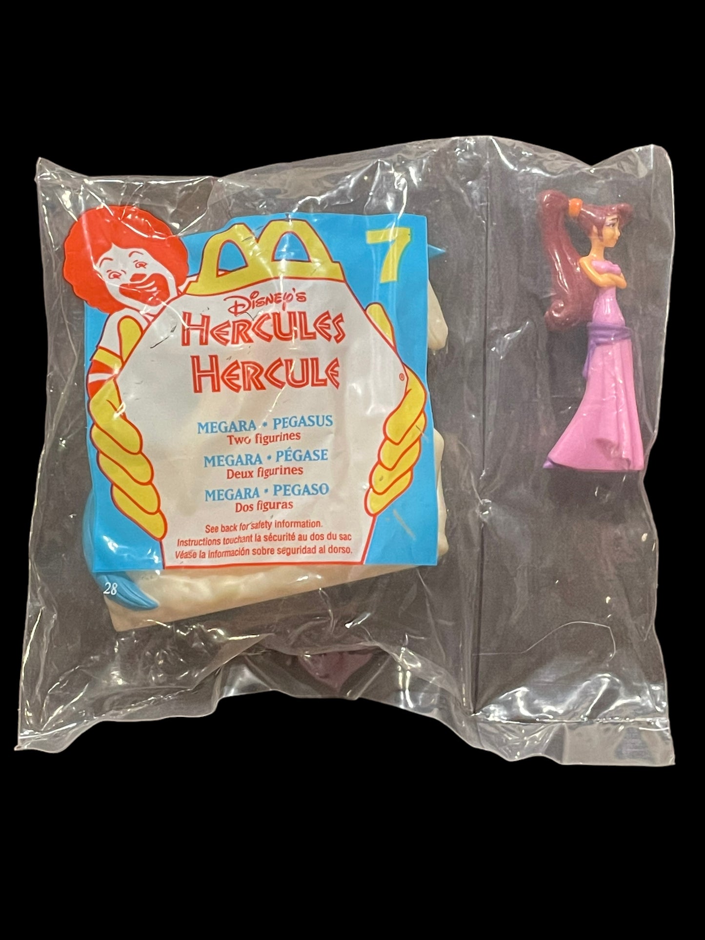 1996 Hercules Megara & Pegasus McDonald's Happy Meal Toy