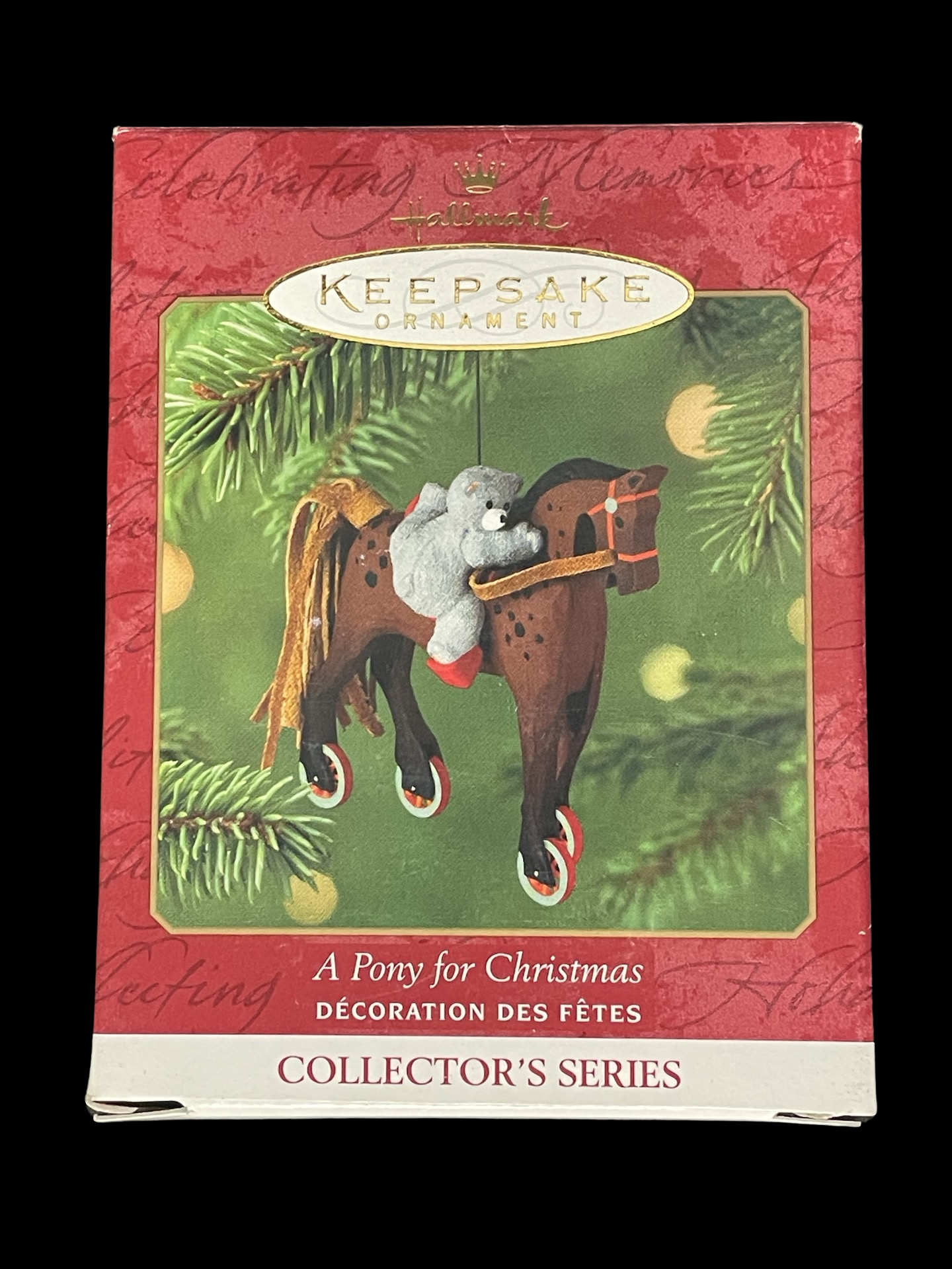 2001 Hallmark Keepsake Ornament A Pony for Christmas #4