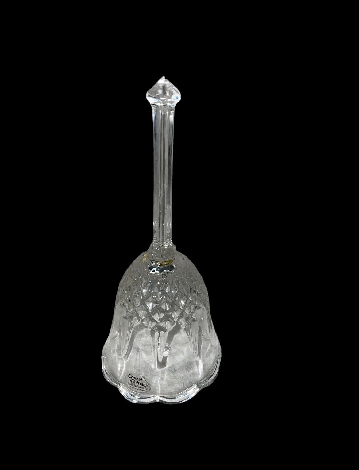 Vintage Lead Crystal Bell