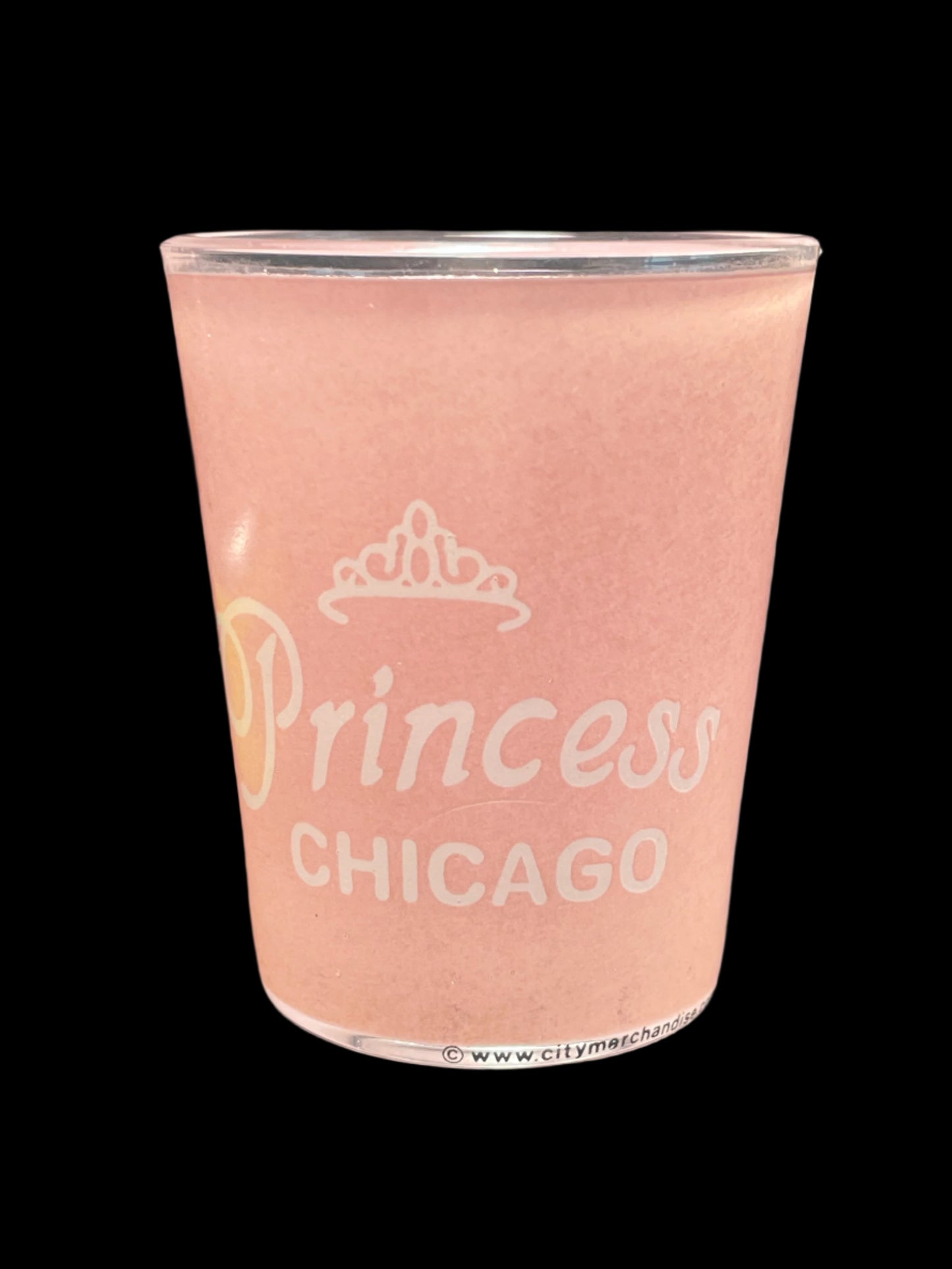 Crown Princess Chicago Pink Souvenir Shot Glass