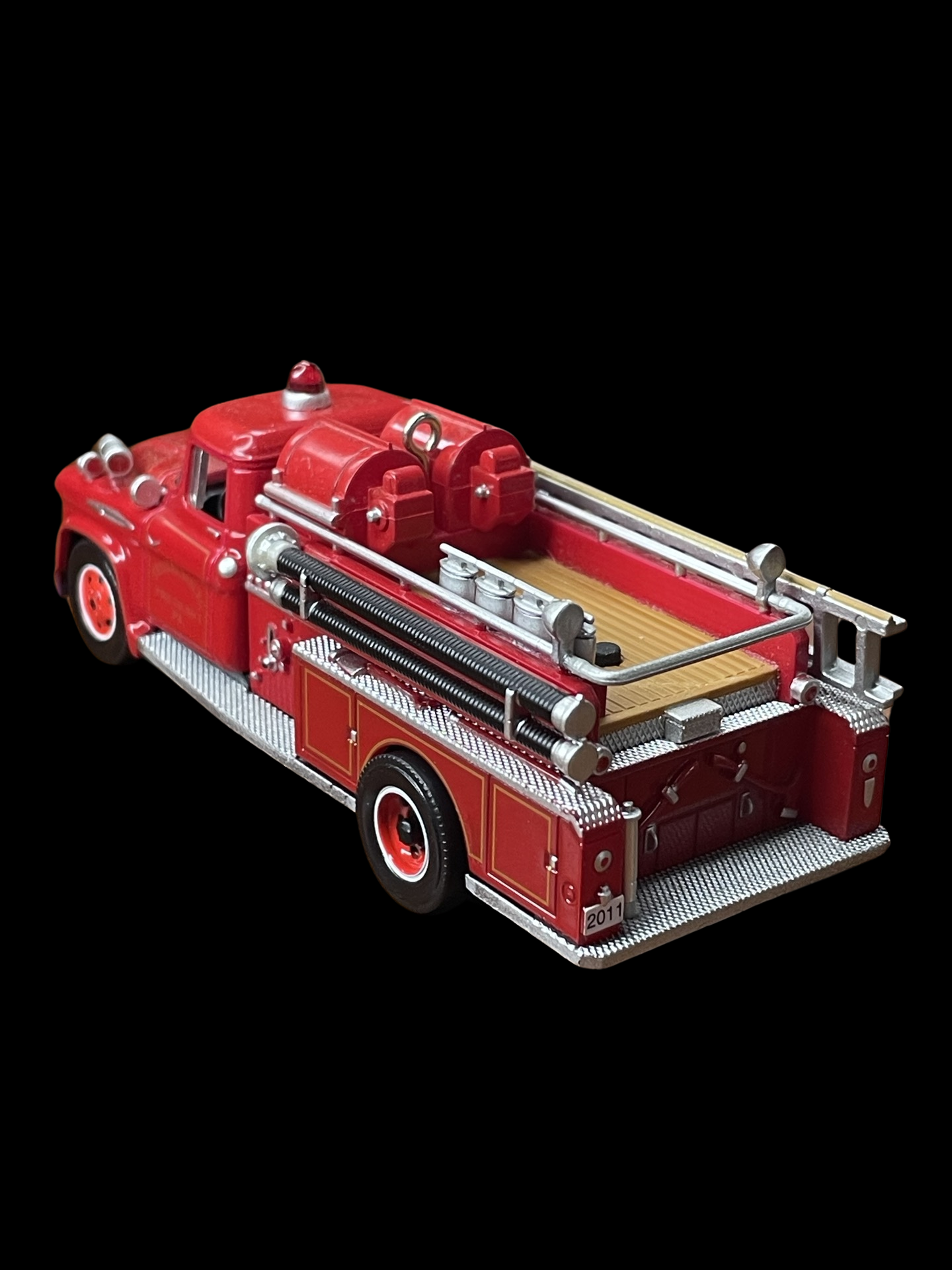 2011 Hallmark Keepsake Ornament 1957 Chevrolet Fire Engine, Fire Brigade #9