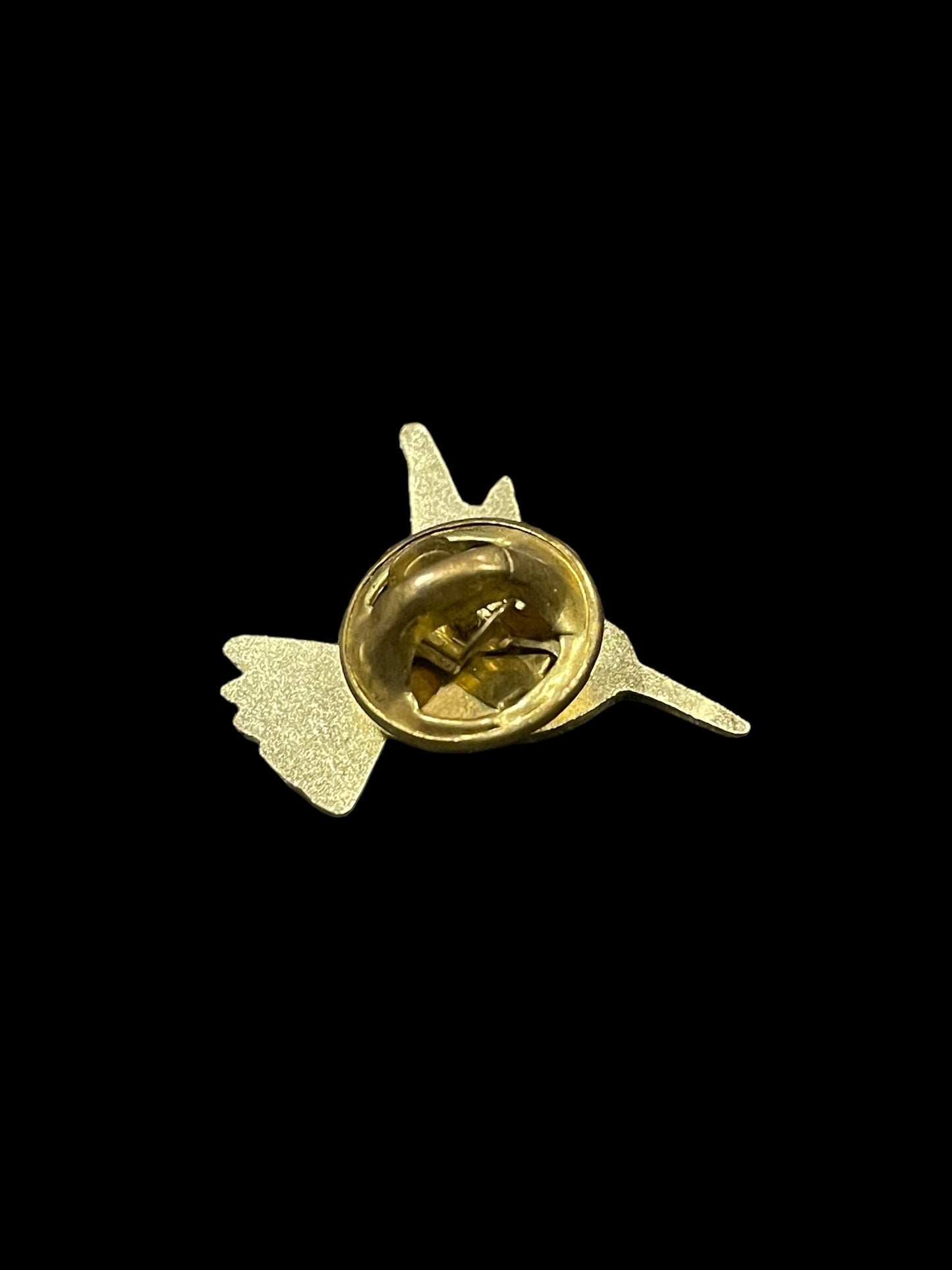 Gold Tone Hummingbird Brooch Pin