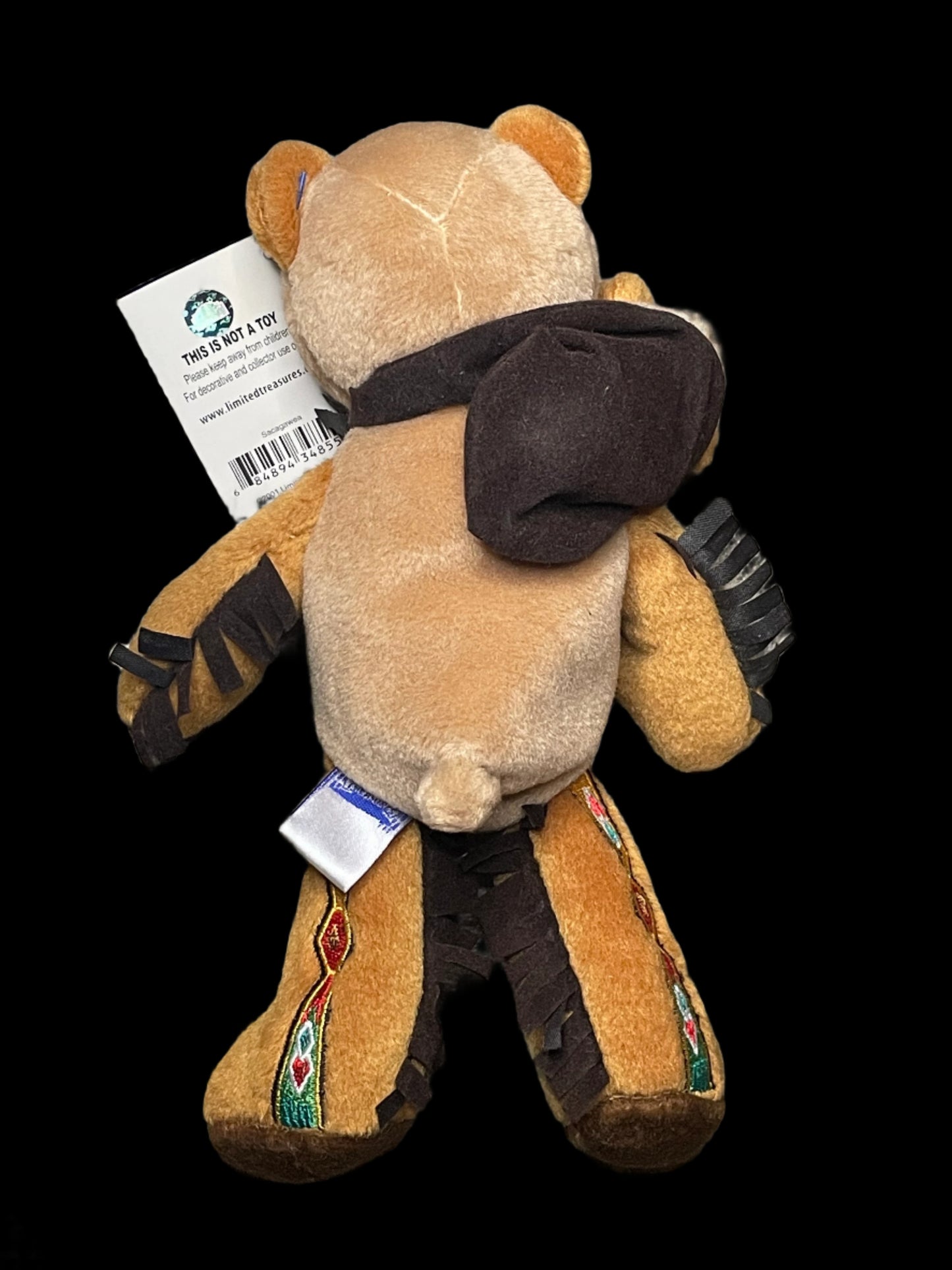 2003 Limited Treasures Sacagawea and Pomp Golden Dollar Coin Bean Bear Plush