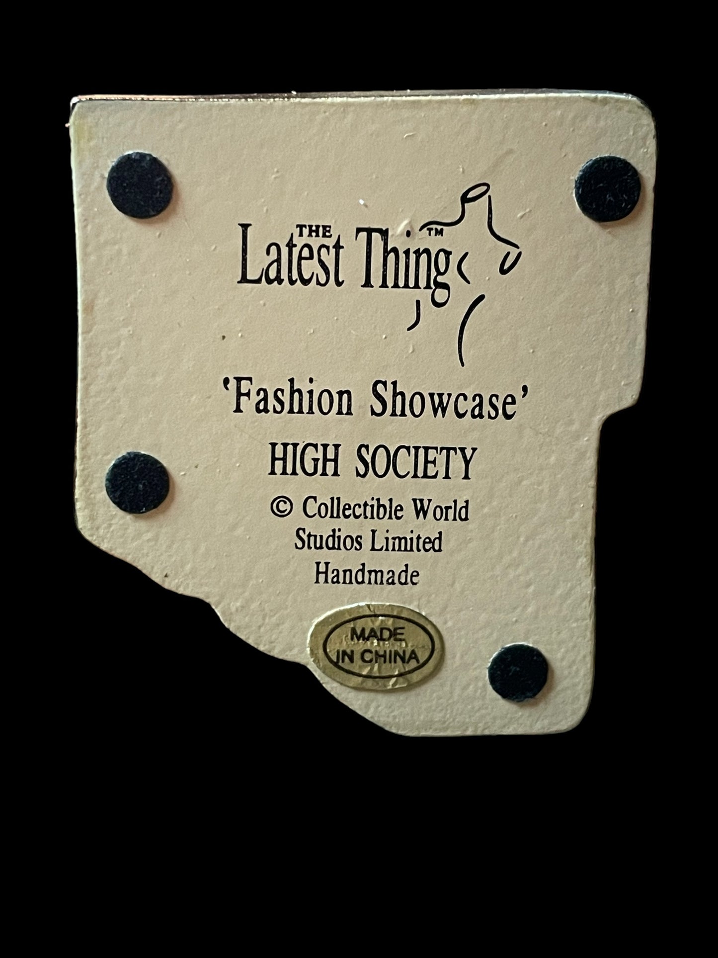 The Latest Thing Fashion Showcase High Society Figurine