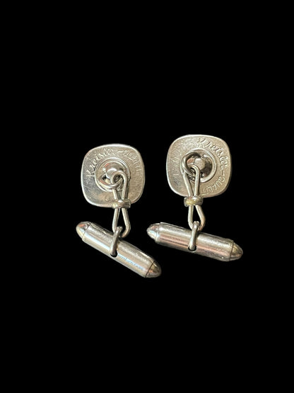 Vintage Genuine Kreisler Quality USA Dangling Style Abalone Cufflinks