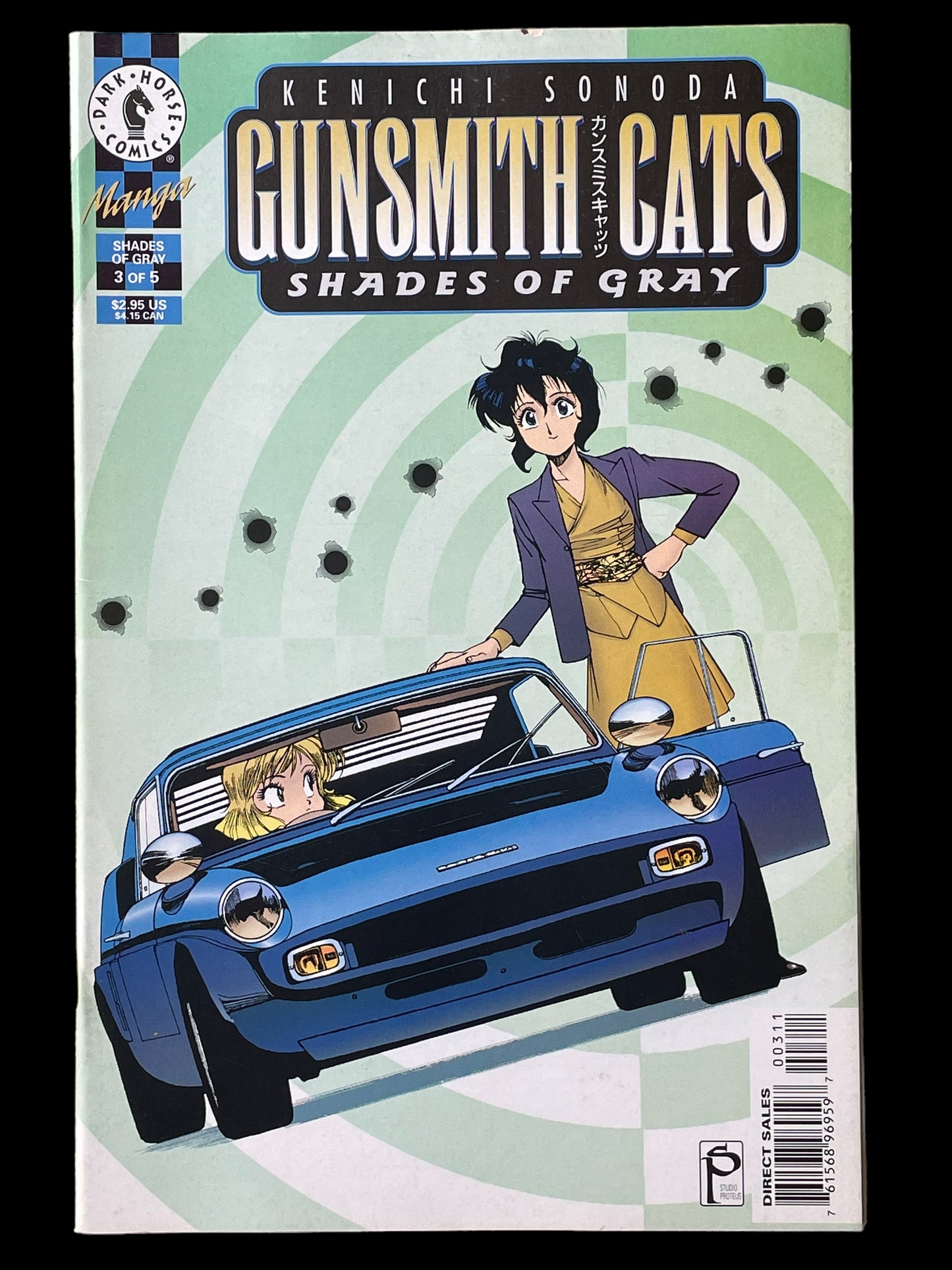 Gunsmith Cats: Shades of Gray #3 July 1997 Dark Horse Comics Book