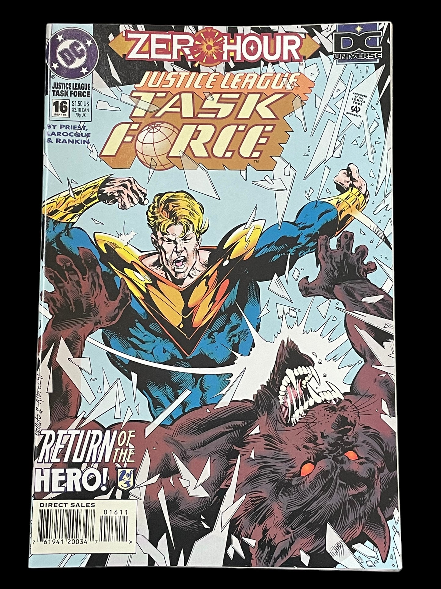 Justice League Task Force #16 Sept 1994 DC Comics Book