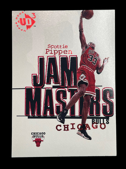 Scottie Pippen #10 1997 Upper Deck UD3 Jam Masters Graded VG EX+ 4.5