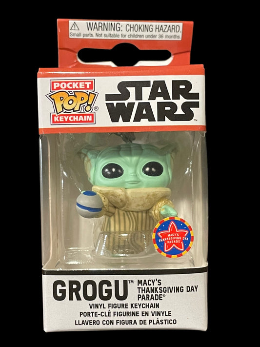 Funko Pop! Star Wars Vinyl Figure Keychain Macy's Thanksgiving Day Parade Grogu