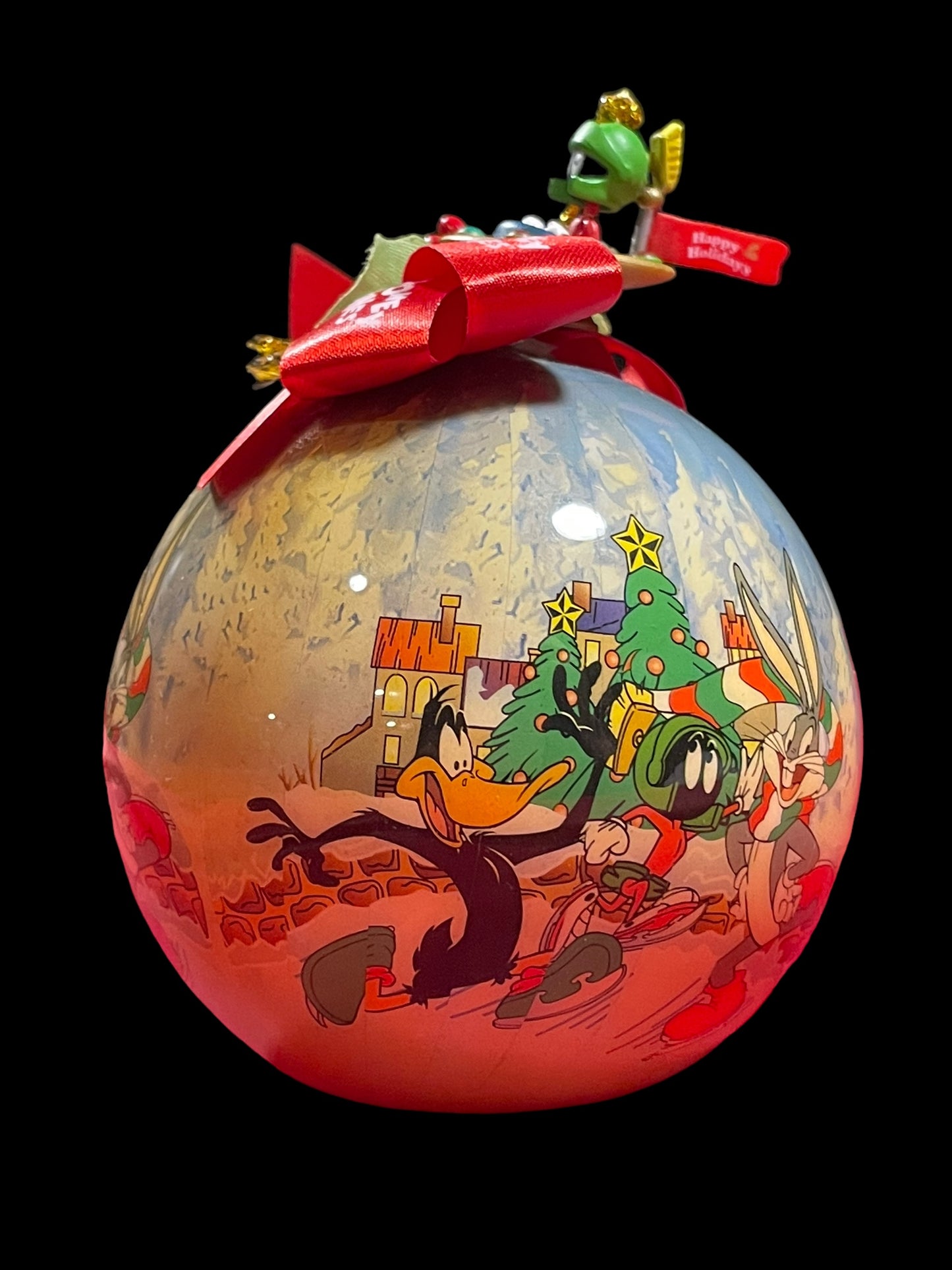 1995 Matrix Ornament Looney Tunes Marvin the Martian Christmas Sphere