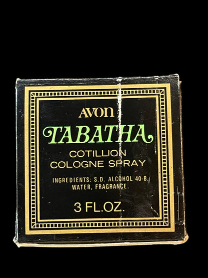 Avon Tabatha Cotillion Cologne Spray 3oz 1/3 Full