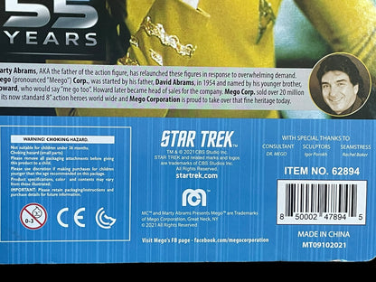 2021 Mego Star Trek Captain Kirk 8 Inch Action Figure New