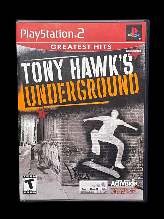 2003 Tony Hawk's Underground PS2 Sony PlayStation 2 CIB with Manual