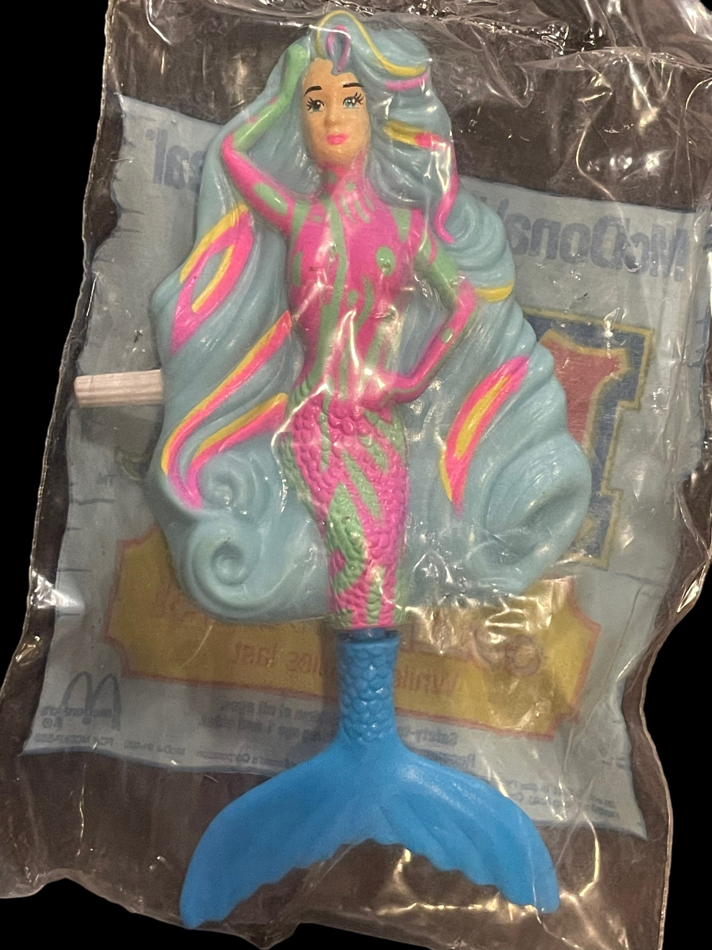 1991 Hook Mermaid McDonald's Happy Meal Toy