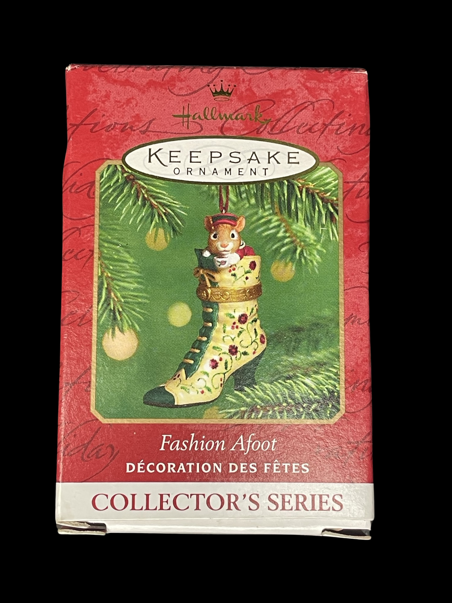 2001 Hallmark Keepsakes Ornament Fashion Afoot #2