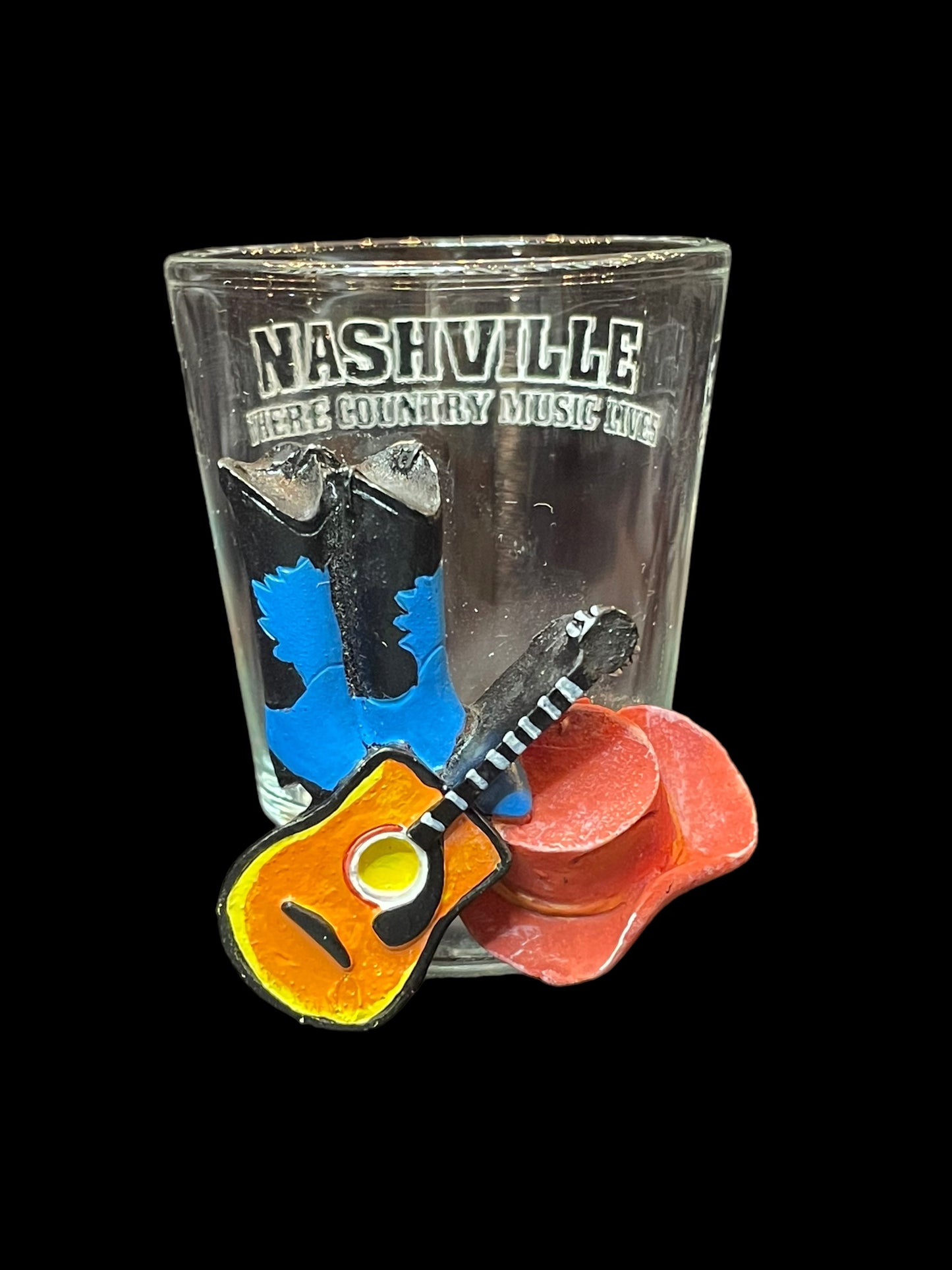 Nashville Where The Country Music Lives Shot Glass